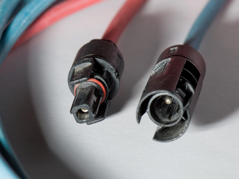 MC4-Type Connector Pair with 10 AWG Leads, Male and Female