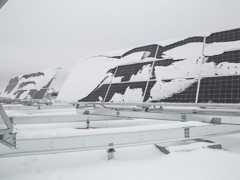 Aluminum Rail Mount Kit for Flat Roofs and Ground Arrays, 4 Panels