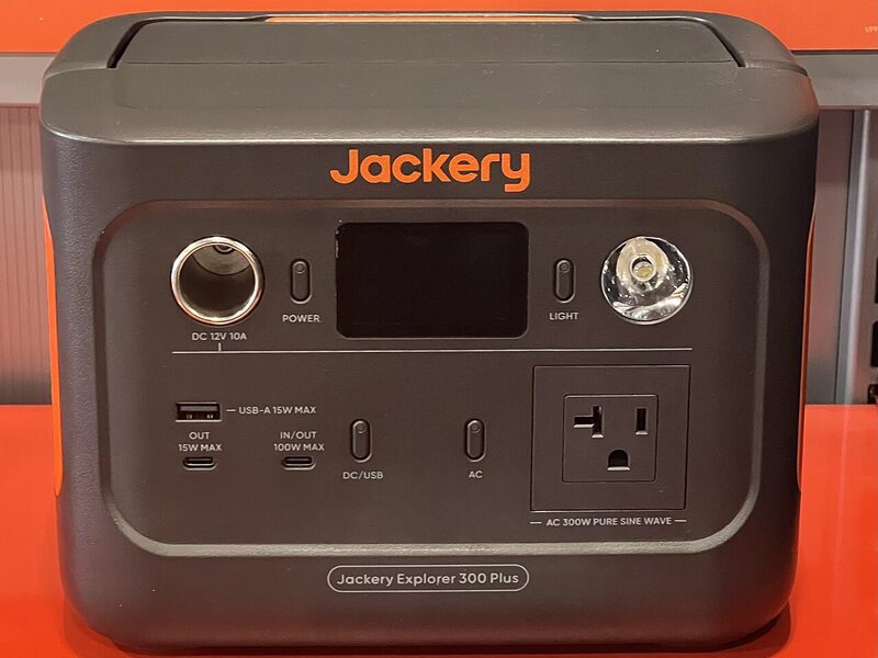 288 Wh LiFePO4 Portable Power Station, 300 W, 120 V Outlet